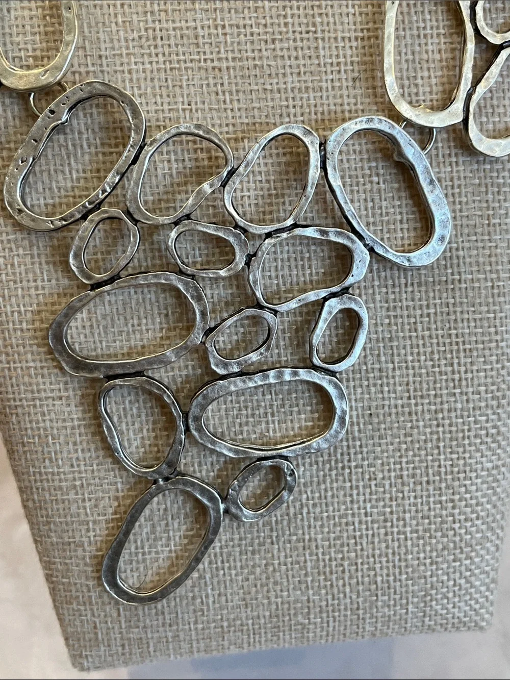 Pewter LONG NECKLACE Rare HTF - Picture 3 of 10